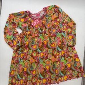 NEW GIGI Dress Size 6X Retro Multi-color